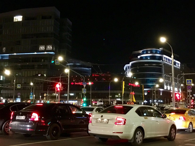 Moscow by night : Trubnaya Ploshad