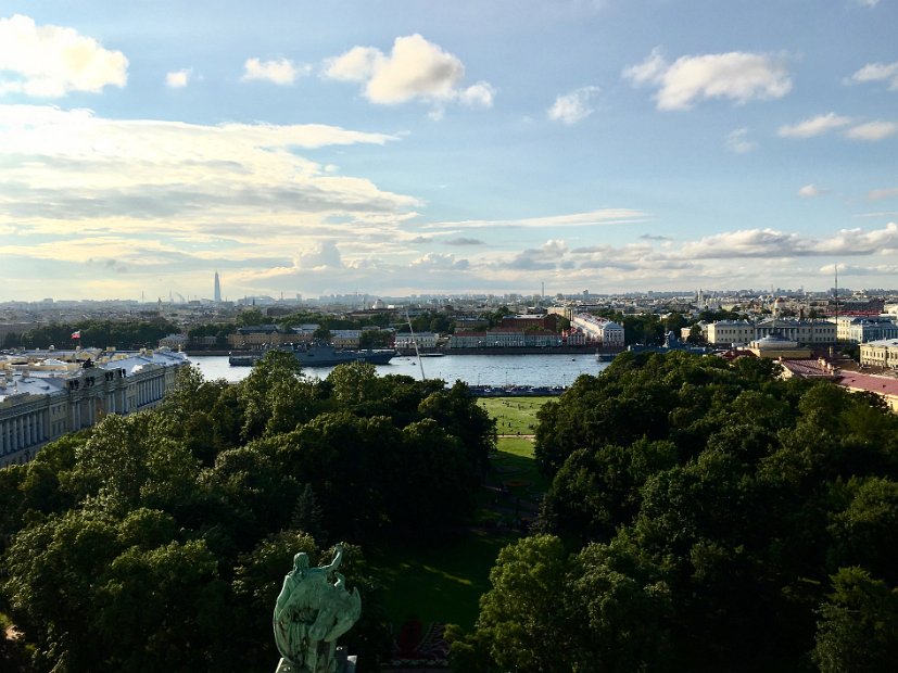 Vue sur la Bolchaya Neva 